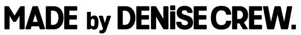 MADE by DENISE CREW. logo