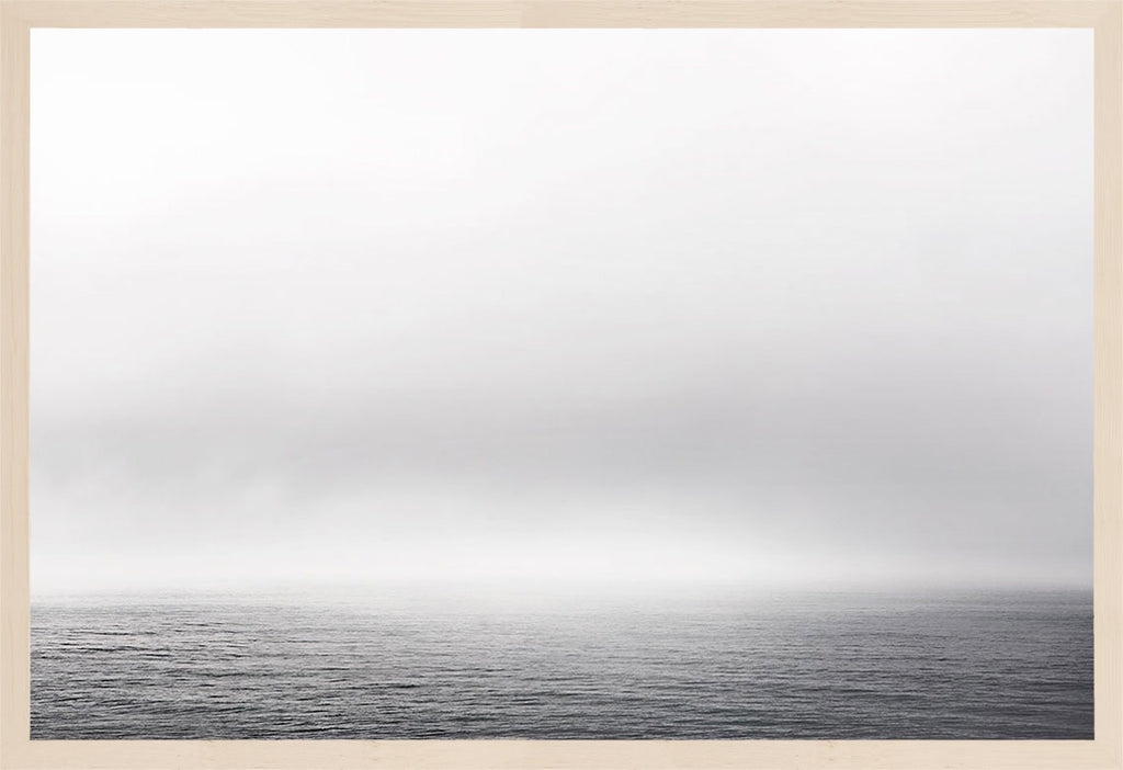 A moody minimal image of storm clouds with a burst of light over the ocean. Available in standard horizontal formats. Printed on archival luster matte paper. - PRINTSHOP by Denise Crew